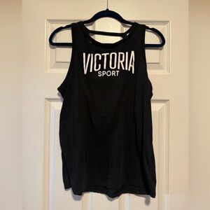 VS Black Caged back Tank Top L